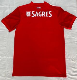 Camisola Benfica Autografada Adidas Tamanho M