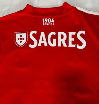 Camisola Benfica Autografada Adidas Tamanho M