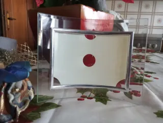 Cornice portafoto in vetro