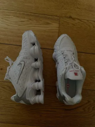 Nike Shox TL Plata y Blanco