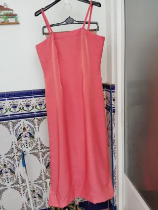 Vestido de fiesta naranja/rosa "Nuevo"