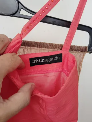 Vestido de fiesta naranja/rosa "Nuevo"