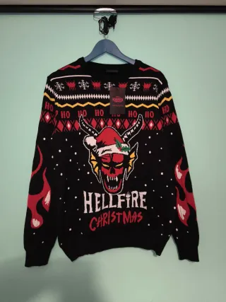 2 Maglie Natalizie Stranger Things Hellfire