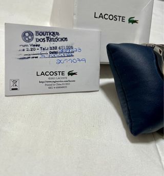 Relógio Lacoste Original Garantia