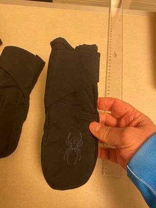 Guantes de esquí Spyder negros