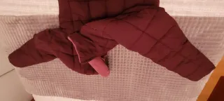 Chaqueta de invierno roja mujer