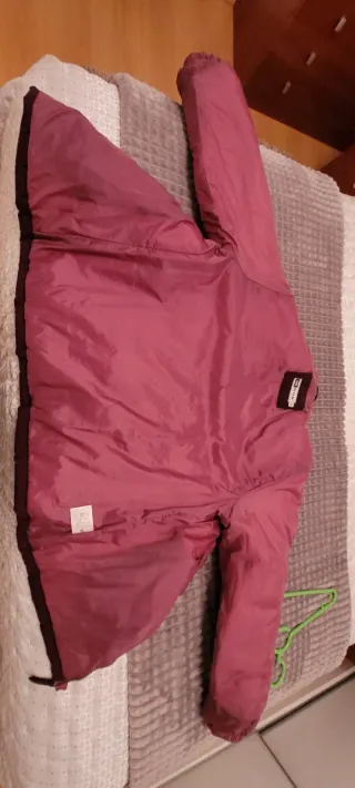 Chaqueta de invierno roja mujer