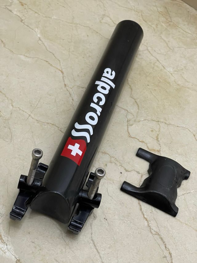 Tija Alpcross suíça de carbono reto 31,6 x 240mm