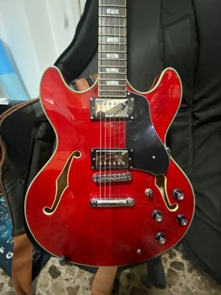 Guitarra Eléctrica Tipo 335 Roja
