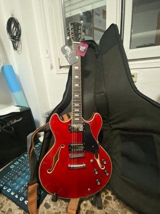 Guitarra Eléctrica Tipo 335 Roja