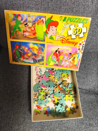 2 Puzzles Disney Peter Pan 50 Piezas