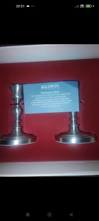 Coppia Candelabri Baldwin