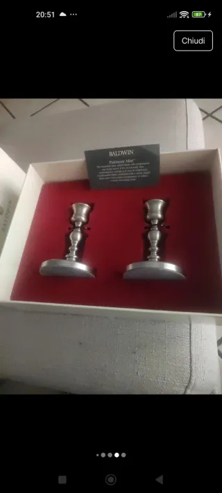 Coppia Candelabri Baldwin