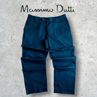 Pantalón Chino Massimo Dutti Azul Marino T.50