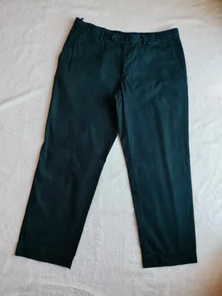 Pantalón Chino Massimo Dutti Azul Marino T.50