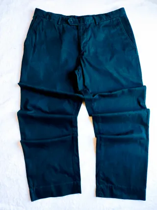 Pantalón Chino Massimo Dutti Azul Marino T.50