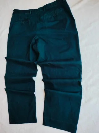 Pantalón Chino Massimo Dutti Azul Marino T.50