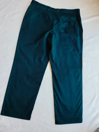 Pantalón Chino Massimo Dutti Azul Marino T.50