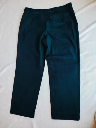 Pantalón Chino Massimo Dutti Azul Marino T.50