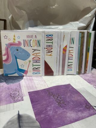 Tarjetas varias de Cumpleaños