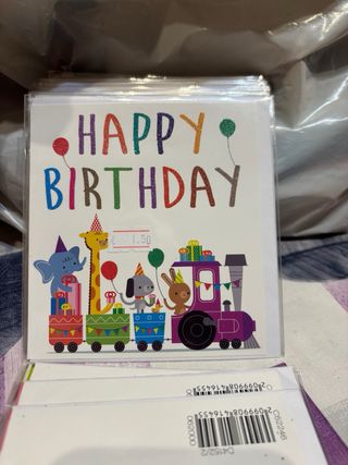 Tarjetas varias de Cumpleaños