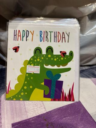 Tarjetas varias de Cumpleaños