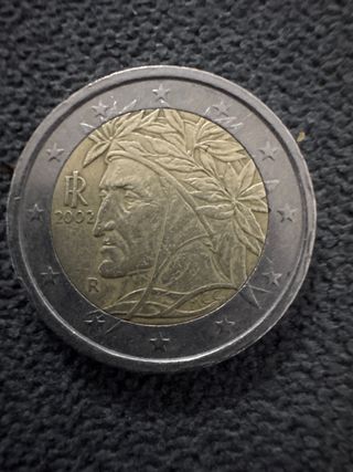 Moneda 2 Euros Italia 2002 Conmemorativa