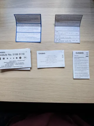 Reloj Casio Edifice Cronógrafo EF 552 Modelo 5119