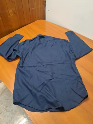 Camisa Lacoste Hombre Manga Larga Algodón Azul Tal