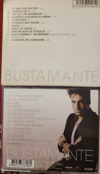 Lote CDs David Bisbal y Bustamante