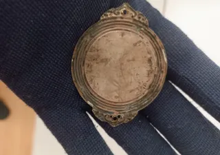 Placa Detente Sagrado Corazón Jesús Antigua año 40