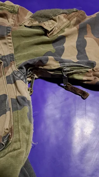 Chaqueta Parka Camuflaje Militar