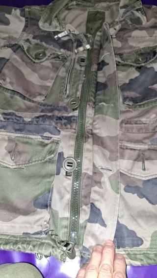 Chaqueta Parka Camuflaje Militar