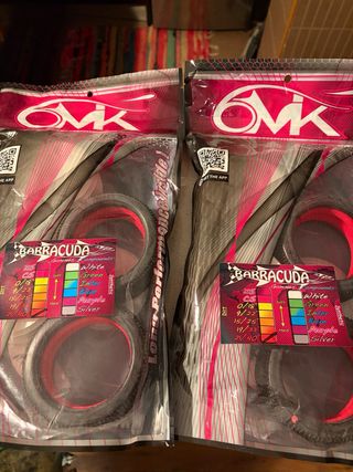 Ruedas 1/8 TT 6MK Barracuda con insert y llantas