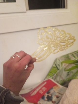 Peineta flamenca brillante