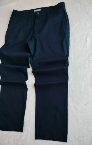 Pantalón Chino Azul Marino LCDN. Talla 50 XXL