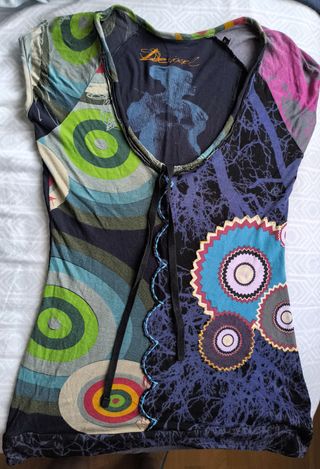 Camiseta Desigual Mujer Manga Corta