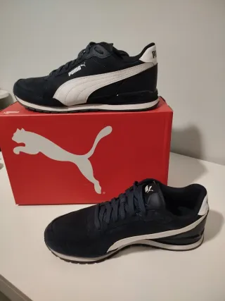 Zapatillas Puma Azul y Blanco