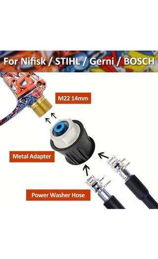 Pistola M22-ID14MM y Lanza Espuma