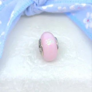 CHARM OPALESCENTE MURANO ROSA