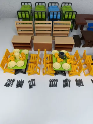 Playmobil Camas, Mesas y Accesorios