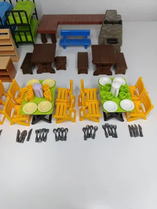 Playmobil Camas, Mesas y Accesorios