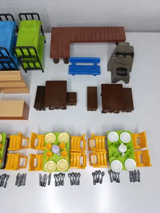 Playmobil Camas, Mesas y Accesorios