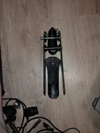 Horquilla de bicicleta negra