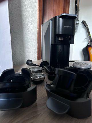 Cafetera Cecotec Negra y Plateada