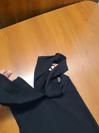 Jersey Maje Negro sin Mangas Mujer