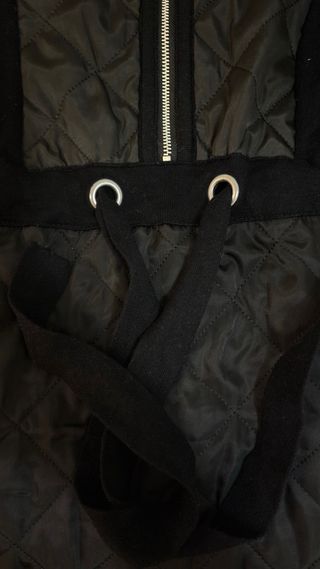 Vestido negro Morgan cremallera y lazada