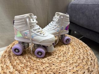 Patines de 4 ruedas blancos