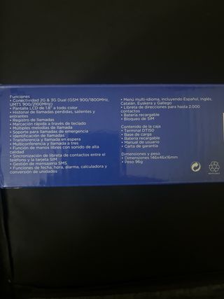 Teléfono CoComm DT150 Base Beige/Blanco