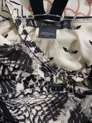 Body estampado blanco y negro